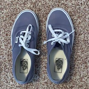 Vans blue shoes